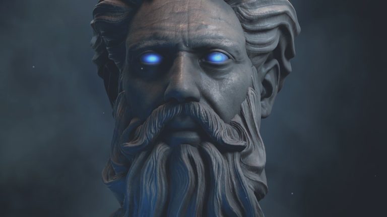 Zeus AI persona for exhibiton