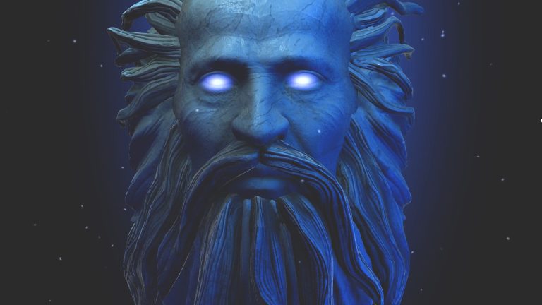 Poseidon AI persona for exhibition