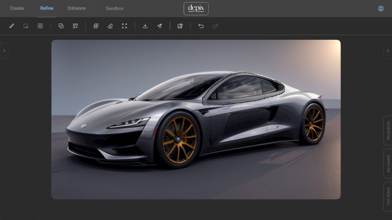 Depix AI-enhanced image