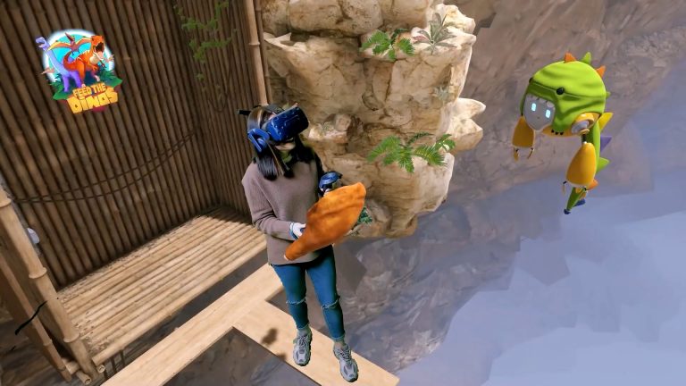 screens from VR game