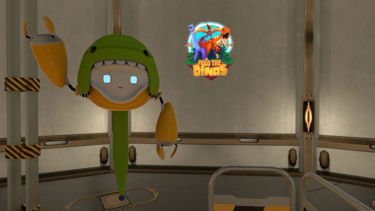 screen from VR game interior
