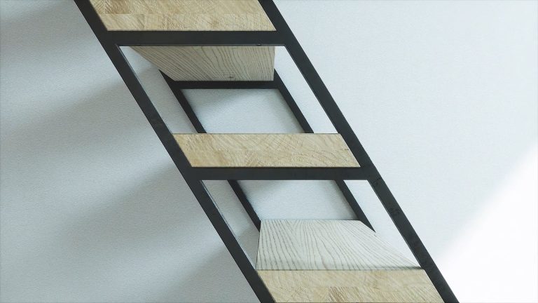 stairs screen from VR environment