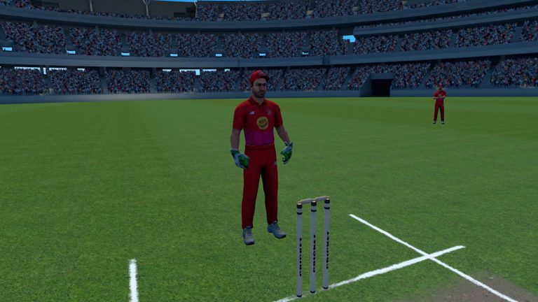 screens from VR application on field