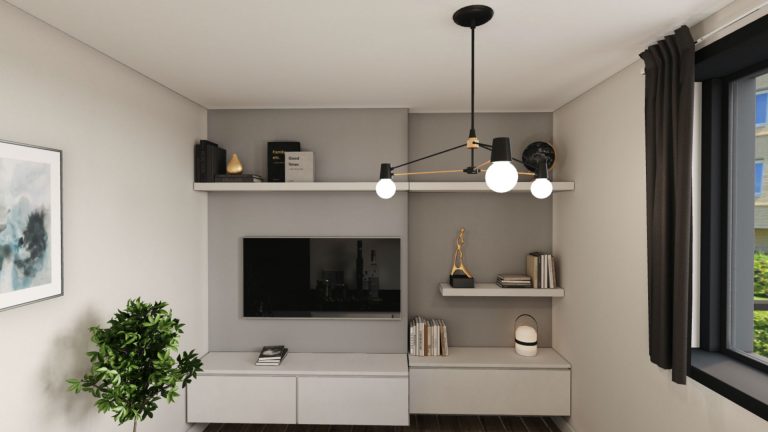 screen of living room