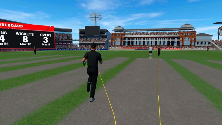 screens from VR application direct interaction