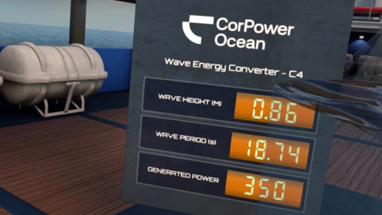screens of VR application's menu