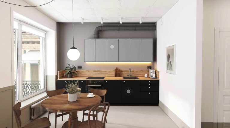 screens of webGL kitchen