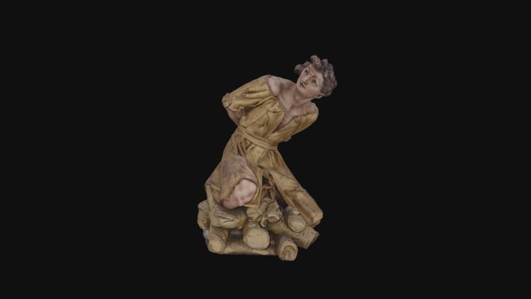 screens from VR application 3D representation of Pinsel's work