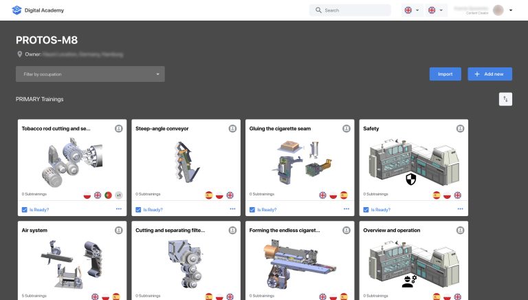 screens from Digital Academy gallery