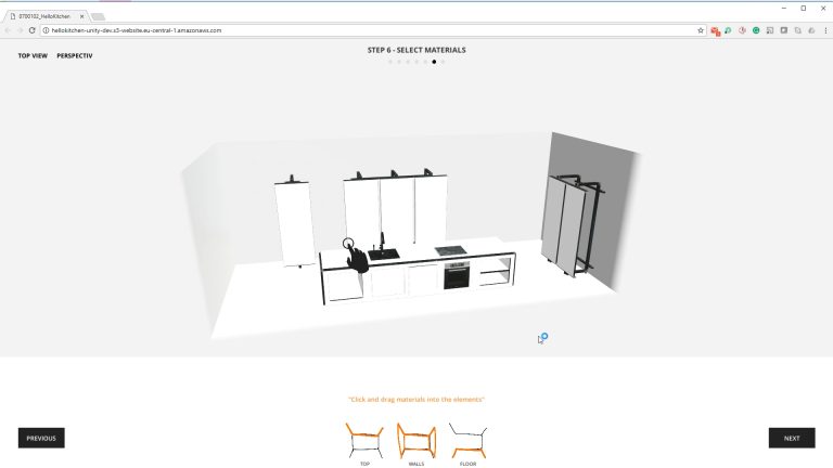 screens of kitchen custom options
