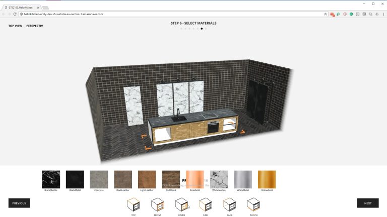 screens of web kitchen