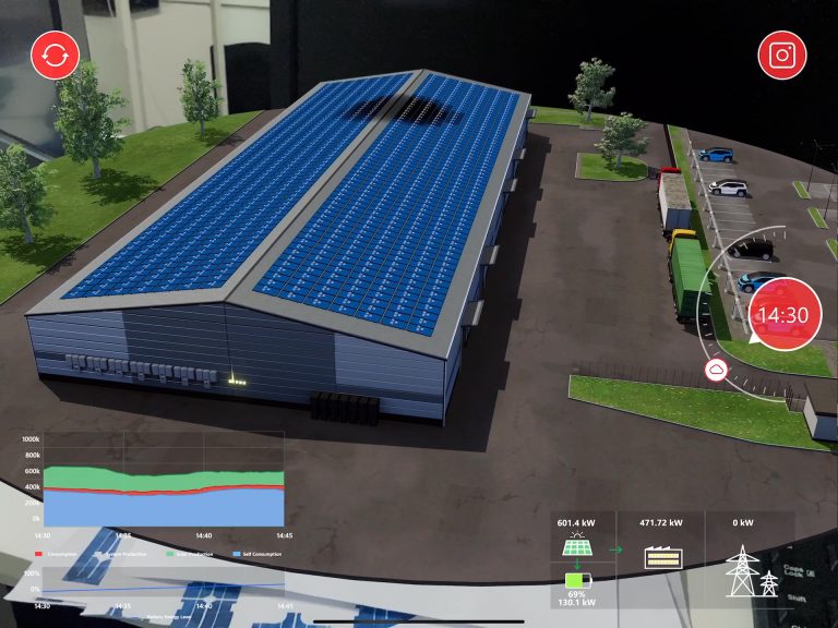 screen of 3D solar station