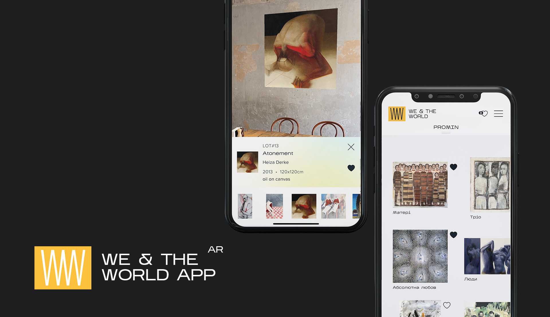 We&World AR app case thumbnail